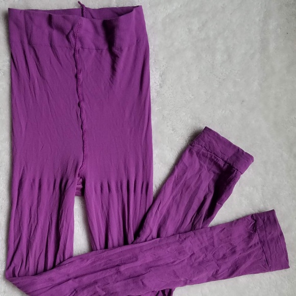 Accessories - Purple Footless Tights, LIKE NEW